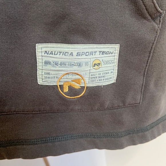Nautica Sport Tech Y2K Pullover Hoodie Size Medium - Picture 2 of 7